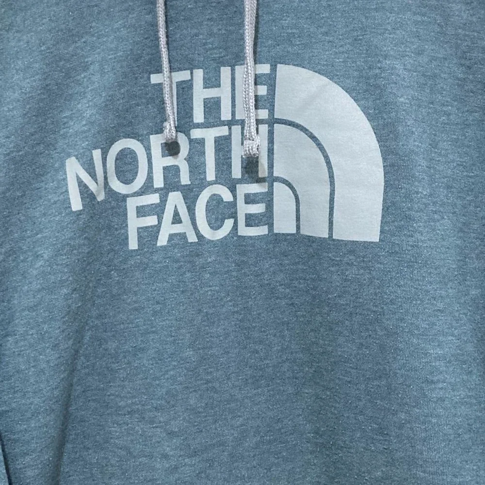 THE NORTH FACE Men's XL Hoodie Sweatshirt Pullover Logo Blue Gray Half Dome - Picture 4 of 5